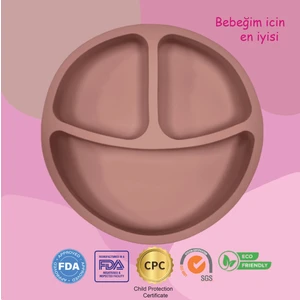 "Momia Bebek Silikon Beslenme Mama Tabağı - Sağlıklı ve Renkli!"