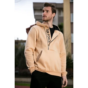 Kanguru Cepli Fermuarlı Kapüşon Yaka Slim Fit Sweat Erkek Sweat 575707