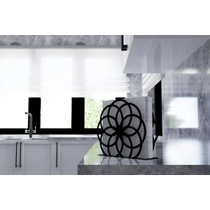 M&c Concept Motif Model-1 Metal Desenli Peçetelik - Siyah