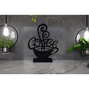 M&c Concept Coffee Model -1 Tekli Metal Mumluk - Siyah