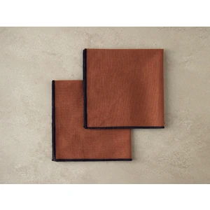 English Home Modern Linen Pamuk 2'li Mısafır Peçetesı Terracotta