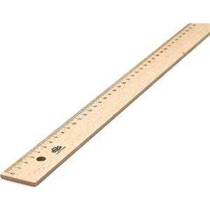 0048 Tahta Cetvel Takviyesiz 50 cm
