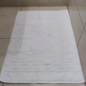 Banyo Paspası Ayak Izli Jakarlı 50x70
