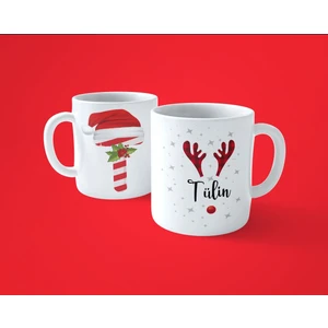 Hesaplısı Burada Yeni Yıla Özel T Harfli Isim Basılı Kupa Bardak