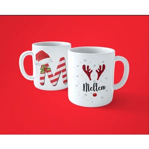 Hesaplısı Burada Yeni Yıla Özel M Harfli Isim Basılı Kupa Bardak