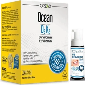Ocean D3k2 Vitamin Damla 20 Ml - Diş Beyazlatıcı Köpük