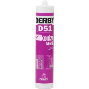 D51 Silikonize Mastik Beyaz 500 gr