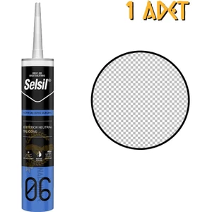 Dış Cephe Nötr Silikon Şeffaf 300 ml - 1 Adet