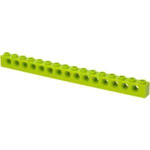Technic Kalın Yapı Kolu Tuğla 15 Delikli 1X15 - Misket-Limonu