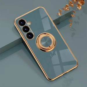 Samsung Galaxy A33 5g Zil Standlı Elektrolizle Telefon Kılıfı (Yurt Dışından)