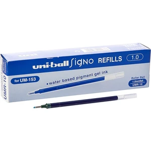 Uniball Signo Broad UMR-10 İmza Kalemi Yedeği 12'li - Mavi