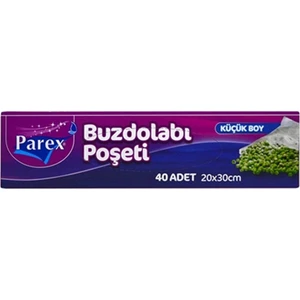 Buzdolabı Poşeti Küçük Boy 20 x 30 cm 40 Adet
