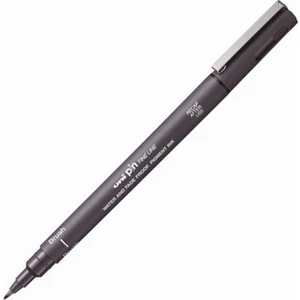 Uni Pin Brush Fırça Uçlu Kalem BR-200 Dark Grey