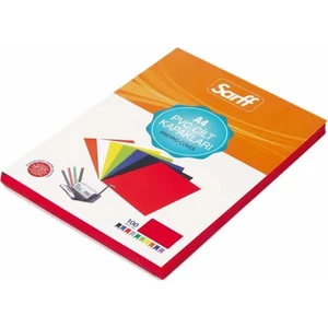 Cilt Kapağı PVC 160 Micron A4 100 Adet - Kırmızı