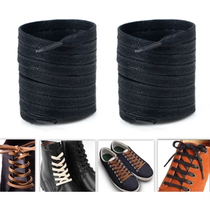 Yassı Mumlu Bağcık  Suya Dayanıklı 1 Çift