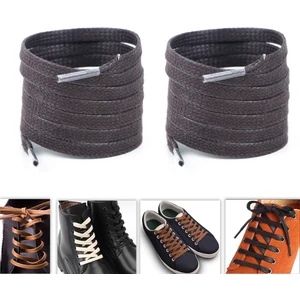 Yassı Mumlu Bağcık  Suya Dayanıklı 1 Çift