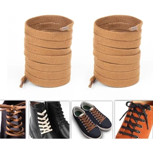 Yassı Mumlu Bağcık  Suya Dayanıklı 1 Çift