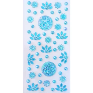 Giraffe Sticker Mavi Yapışkanlı Saç , Yüz ve Tırnak Taşı Parlak