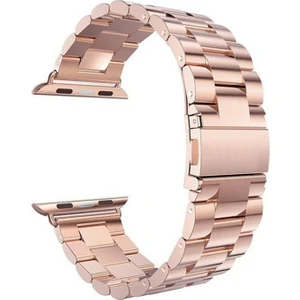 Apple Watch 9 45MM Kordon Metal Sıralı Kordon Bronz