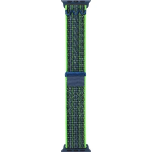 Apple Watch Se 2 2023 40MM Kordon Hasır Strap Kayış KRD91 Yeşil