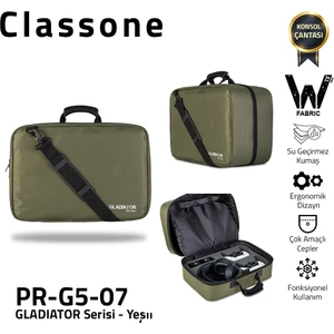 PR-G5-07 Gladiatör G5 Serisi Konsol Çantası-Yeşil