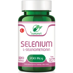 Selenium 200 Mcg Selenyum 120 Tablet L-Selenometionin