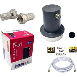 Uydupark-Next Tek'li Lnb+10 Metre Next Anten Kablosu