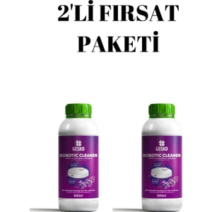 Robot Süpürge Deterjanı Parfümlü Lavanta Kokulu (2X500 ml )