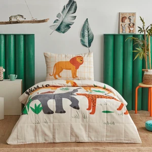 Karaca Home Young Giraffe World Tek Kişilik Yatak Örtüsü Takımı
