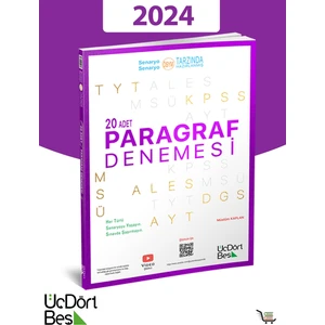 ÜçDörtBeş Yayınları 2024 20'li Paragraf Denemesi