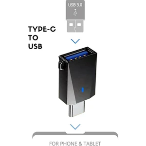 Type-C To USB 3.0 Veri Aktarımı Otg Çevirici Dönüştürücü Adaptör Yüksek Hızlı