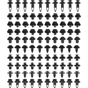 100 Adet Raptiye Klipleri Gövde Vida Perçin Seti Araba Tampon Çamurluk Tutucu Raptiye Otomotiv Için (Yurt Dışından)