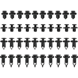 40 Adet Araba Perçin Raptiye Tutucu Itme Pimi Gövde Koruyucu Perçin Trim Kalıplama Tutucu Klip Aksesuarları Kiti (Yurt Dışından)