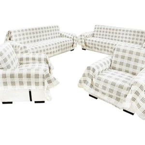 Miss Linda Home Collection Pamuklu Buldan Işi Koltuk Örtüsü Takımı (300'Lİ Takım)