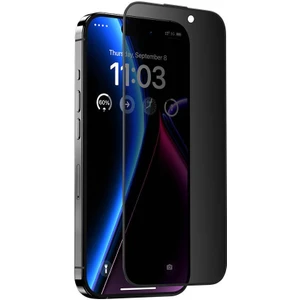 iPhone 15 Pro Max Zore Anti-Dust Privacy Temperli Ekran Koruyucu