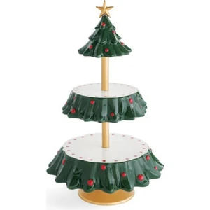 Noel Meyve Tabağı Ağacı Tatlı Masa Gıda Dağıtıcı Tatil Reçine Dekorasyon Tatlı Masa Teşhir Standı (Yurt Dışından)
