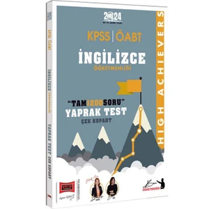 Yargı Yayınevi 2024 ÖABT İngilizce Çek Kopart Yaprak Test
