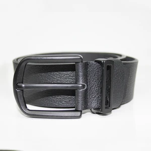 Manda Deri Siyah Tokalı Siyah Erkek Kotpantolon Kemeri