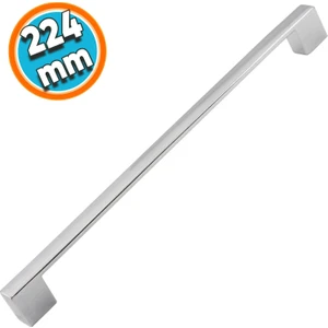 Mobilya Mutfak Dolabı Çekmece Dolap Kapak Kulpu Kulbu Krom 224 mm Metal Kulp