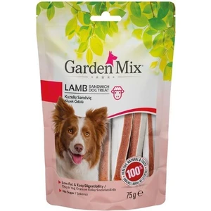 Garden Mix Kuzulu Sandviç Düşük Yağlı Şekersiz Köpek Ödül Maması 75 gr