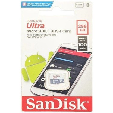 Sandisk Ultra MicroSDXC 256GB Hafıza Kartı Class 10 UHS-I Fiyatı
