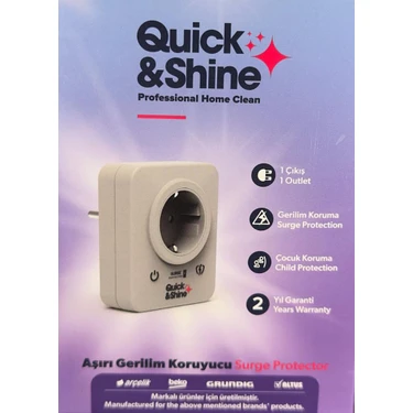 Quick&Shine Aşırı Gerilim
