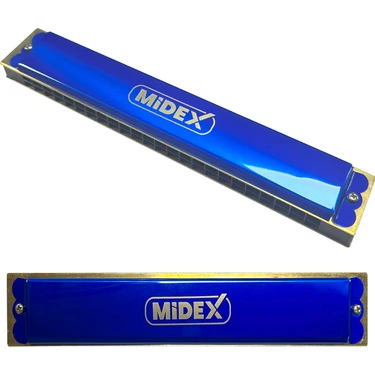 Midex HN-24BL Mavi 24 Delikli Mızıka Do