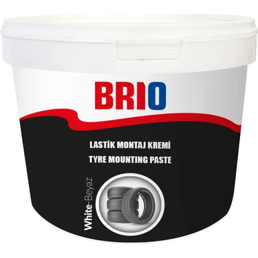 Brio Lastik Montaj Kremi Beyaz 5 Kg Lastik Yanağı İçin Hızlı ve Kolay Değişim
