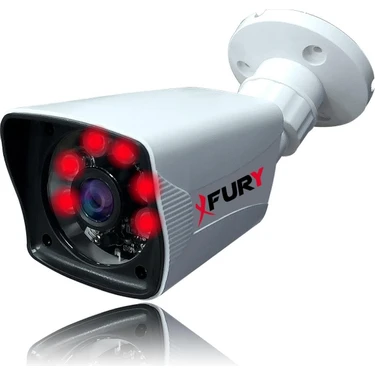 Fury 5mp 3.6mm Lensli 1080P 2mp Görüntü 6 Atom LED Gece Görüşlü Full Hd Güvenlik Kamerası