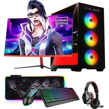 Ramtech Blaze Y90 I7 4770 16GB Ram 480GB SSD GT740 4gb 23.6 Curved Monitör Oyuncu