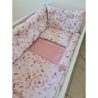 Babynest Dünyası 60X120 Çift Yönlü Beşik 4 Kenar Koruma (Yılan Yastık