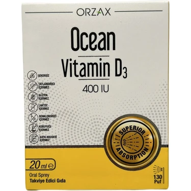 Ocean Vitamin D3 400 IU Sprey