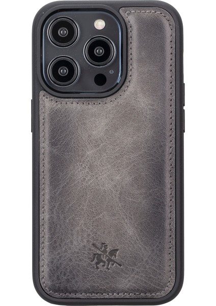 Apple iPhone 15 Pro Lucca Deri Arka Telefon Kılıfı