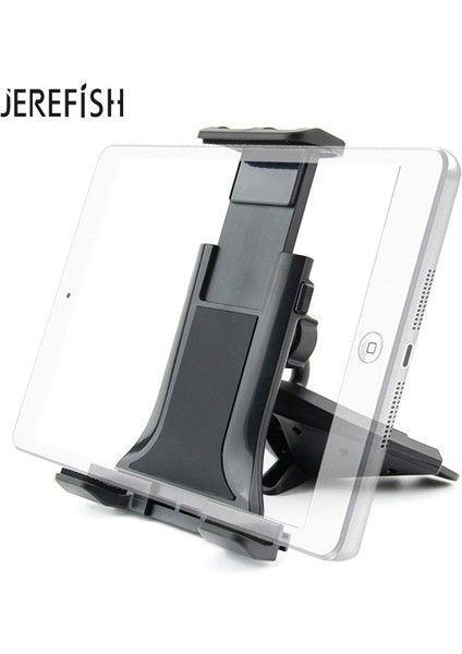 Siyah 2 In 1 Evrensel Araç Telefonu Montaj CD Yuvası Tablet Tutacağı 4.7-12 Android Tablet Için iPad Sağlam CD Çalar Arabada Cep Telefonu Tutucu (Yurt Dışından)